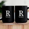 Vintage Monogram - Coworker Gifts - Personalized Mug Vintage Monogram - Coworker Gifts - Personalized Mug
