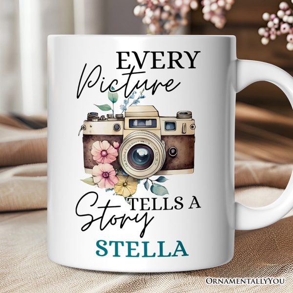Vintage Photography Personalized Mug, Custom Gift with Name for Photographers Vintage Photography Personalized Mug, Custom Gift with Name for Photographers