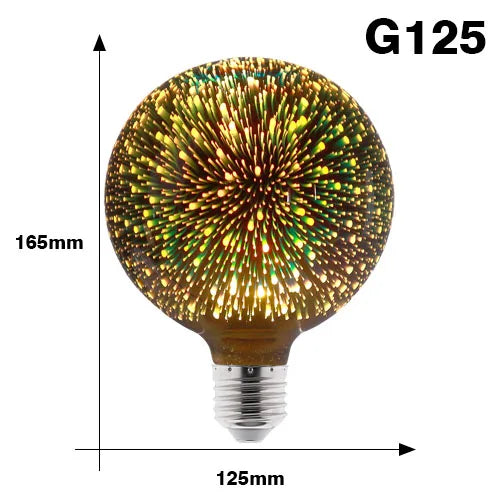Vintage Star Fireworks Lamp