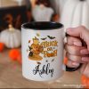 Vintage Trick or Pooh Personalized Mug, Pooh Bear and Friends in Halloween Costume Gift with Custom Name Vintage Trick or Pooh Personalized Mug, Pooh Bear and Friends in Halloween Costume Gift with Custom Name