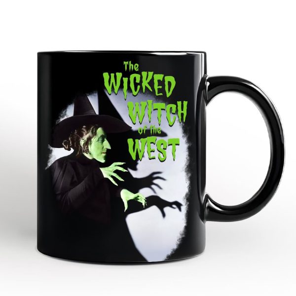 Vintage Wicked Witch of the West Personalized Mug, Wizard of Oz Halloween Gift with Custom Name Vintage Wicked Witch of the West Personalized Mug, Wizard of Oz Halloween Gift with Custom Name
