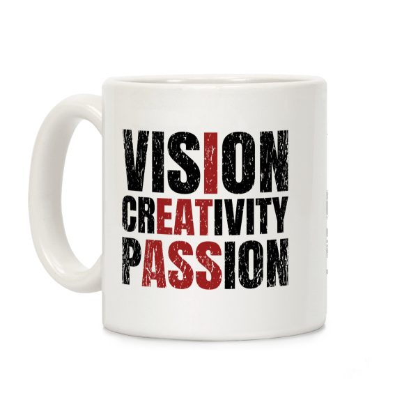 Vision Creativity Passion Coffee Mug Vision Creativity Passion Coffee Mug