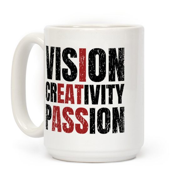Vision Creativity Passion Coffee Mug Vision Creativity Passion Coffee Mug