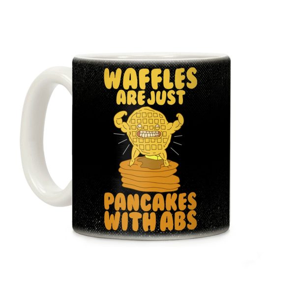 Waffles Are Just Pancakes With Abs Coffee Mug Waffles Are Just Pancakes With Abs Coffee Mug