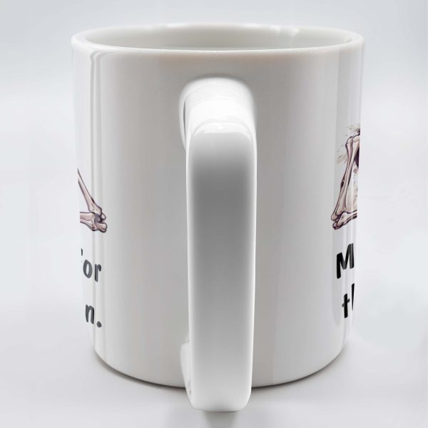 Waiting For The Right Man Skeleton With Coffee Cup - Personalized Custom Coffee Mug - FAM228_MG Waiting For The Right Man Skeleton With Coffee Cup - Personalized Custom Coffee Mug - FAM228_MG