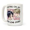 Waiting On My Yaoi Love Story Coffee Mug Waiting On My Yaoi Love Story Coffee Mug