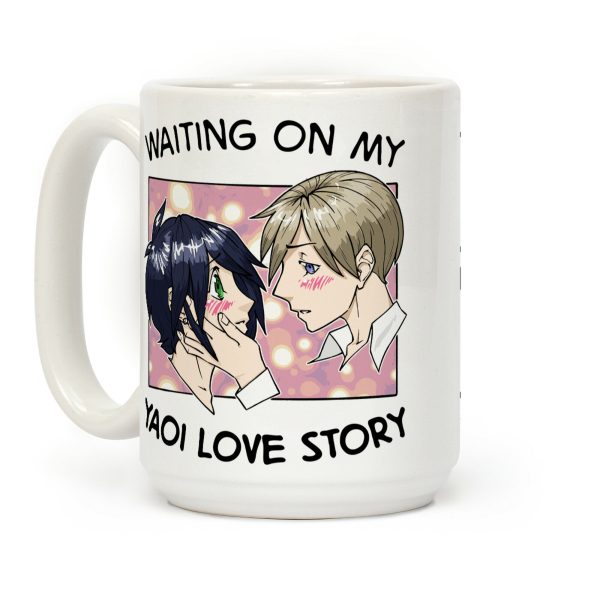 Waiting On My Yaoi Love Story Coffee Mug Waiting On My Yaoi Love Story Coffee Mug