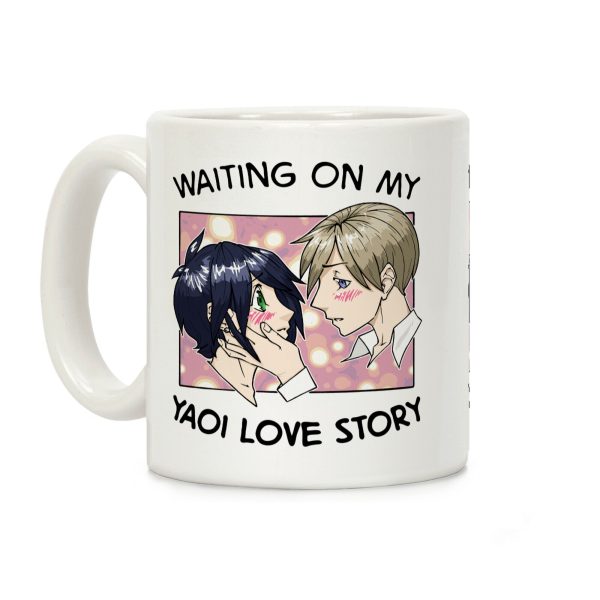 Waiting On My Yaoi Love Story Coffee Mug Waiting On My Yaoi Love Story Coffee Mug