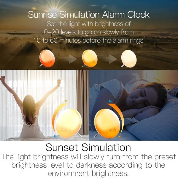 Wake Up Sunrise Simulation Alarm Clock Wake Up Sunrise Simulation Alarm Clock