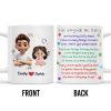 Walk Alongside Me, Daddy And Hold My Little Hand - Personalized Custom Coffee Mug - DAD243_MG Walk Alongside Me, Daddy And Hold My Little Hand - Personalized Custom Coffee Mug - DAD243_MG