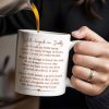 Walk Alongside Me, Daddy Heart Mug - Personalized Custom Coffee Mug - DAD217_MG Walk Alongside Me, Daddy Heart Mug - Personalized Custom Coffee Mug - DAD217_MG