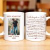 Walk Alongside Me, Daddy Heart Mug - Personalized Custom Coffee Mug - DAD217_MG Walk Alongside Me, Daddy Heart Mug - Personalized Custom Coffee Mug - DAD217_MG