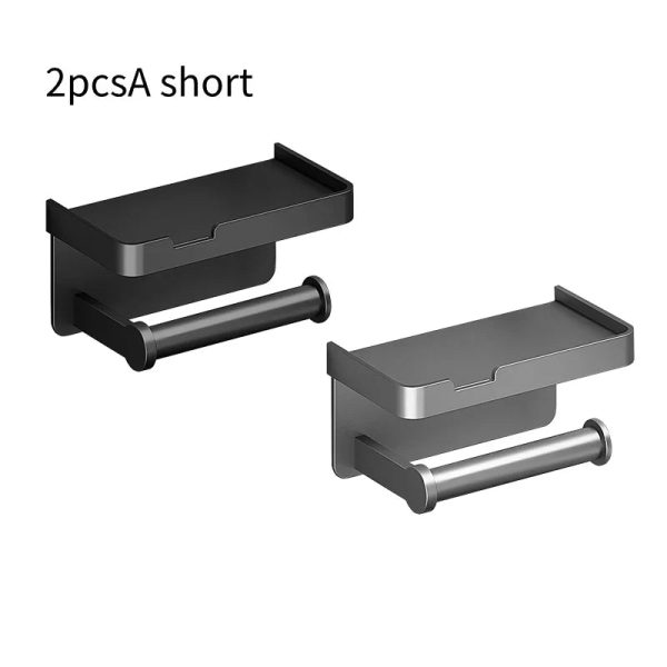 Wall-Mounted Aluminum Alloy Tissue Holder Wall-Mounted Aluminum Alloy Tissue Holder