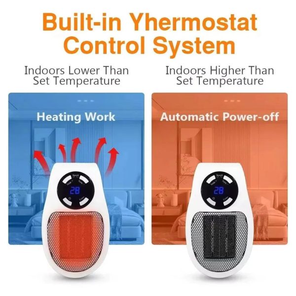 Wall-Mounted Mini Electric Heater Wall-Mounted Mini Electric Heater