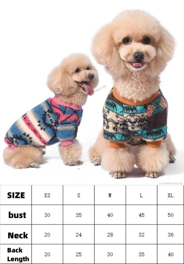 Warm Dog Coat Winter Jacket for Small Dogs & Cats