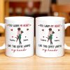 Warm My Heart Coffee Warms My Hands Mug - Personalized Custom Coffee Mug - CPL281_MG Warm My Heart Coffee Warms My Hands Mug - Personalized Custom Coffee Mug - CPL281_MG