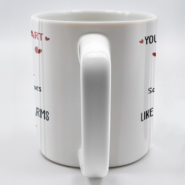 Warm My Heart Coffee Warms My Hands Mug - Personalized Custom Coffee Mug - CPL281_MG Warm My Heart Coffee Warms My Hands Mug - Personalized Custom Coffee Mug - CPL281_MG