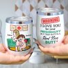 Warning I Love You For Your Personality Personalized Mug, Funny Couple Gift Warning I Love You For Your Personality Personalized Mug, Funny Couple Gift