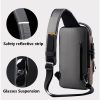 Waterproof Chest Bag With Usb Charging Interface Waterproof Chest Bag With Usb Charging Interface