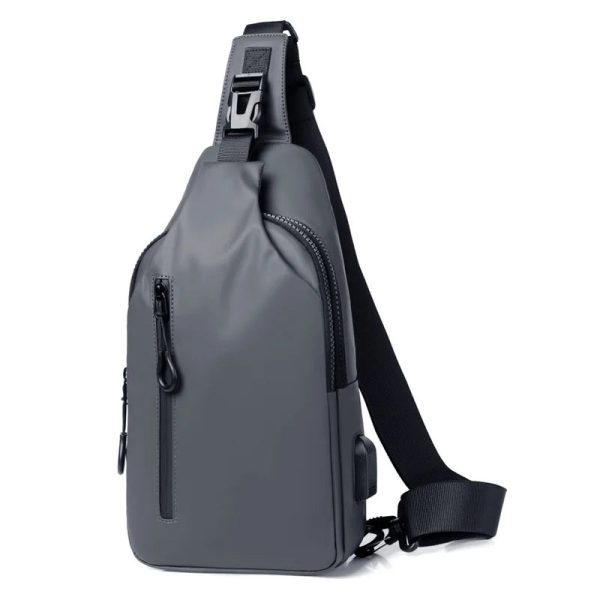 Waterproof Chest Bag With Usb Charging Interface Waterproof Chest Bag With Usb Charging Interface
