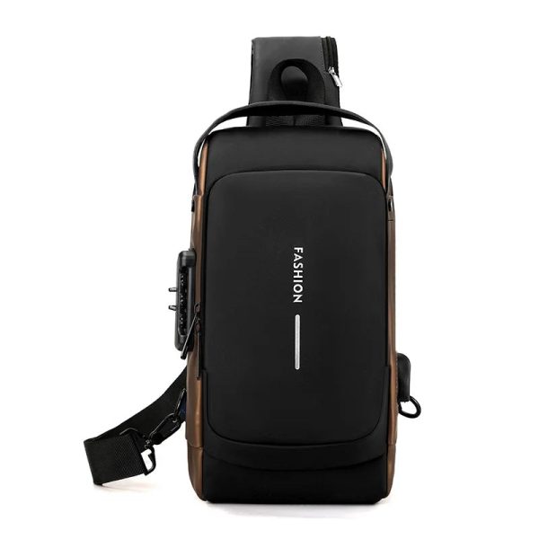 Waterproof Chest Bag With Usb Charging Interface Waterproof Chest Bag With Usb Charging Interface