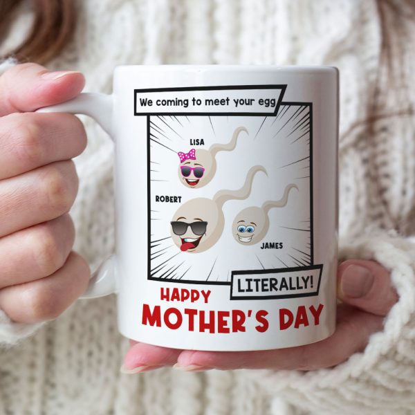 We Coming To Meet Your Egg-Gift For Mother- Personalized Coffee Mug- Mother's Day Coffee Mug We Coming To Meet Your Egg-Gift For Mother- Personalized Coffee Mug- Mother's Day Coffee Mug