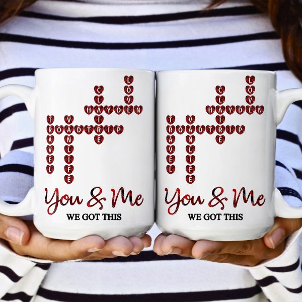 We Got This Scrabble Name Love - Personalized Mug We Got This Scrabble Name Love - Personalized Mug
