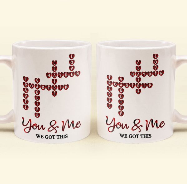 We Got This Scrabble Name Love - Personalized Mug We Got This Scrabble Name Love - Personalized Mug