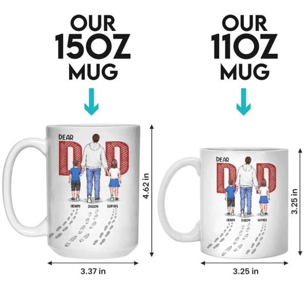 We Have A Long Way To Go - Family Personalized Custom Mug - Father's Day, Gift For Dad We Have A Long Way To Go - Family Personalized Custom Mug - Father's Day, Gift For Dad