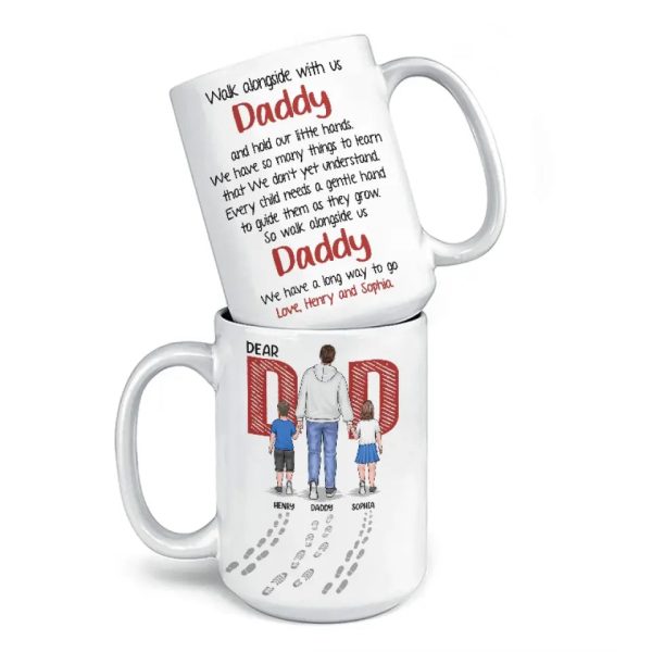 We Have A Long Way To Go - Family Personalized Custom Mug - Father's Day, Gift For Dad We Have A Long Way To Go - Family Personalized Custom Mug - Father's Day, Gift For Dad