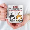 We Kiss You, We Love You - Cat Personalized Custom Mug - Father's Day, Gift For Pet Owners, Pet Lovers We Kiss You, We Love You - Cat Personalized Custom Mug - Father's Day, Gift For Pet Owners, Pet Lovers