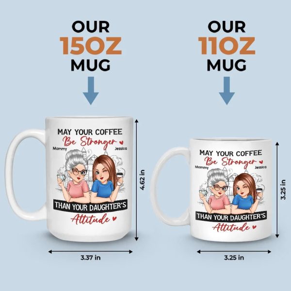 We Laugh, We Cry, We Make The Best Memories - Family Personalized Custom Mug - Gift For Mom, Daughter
