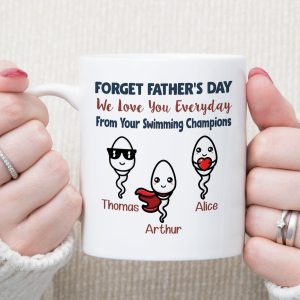 We Love You Everyday Personalized Custom Father's Day Mug C346
