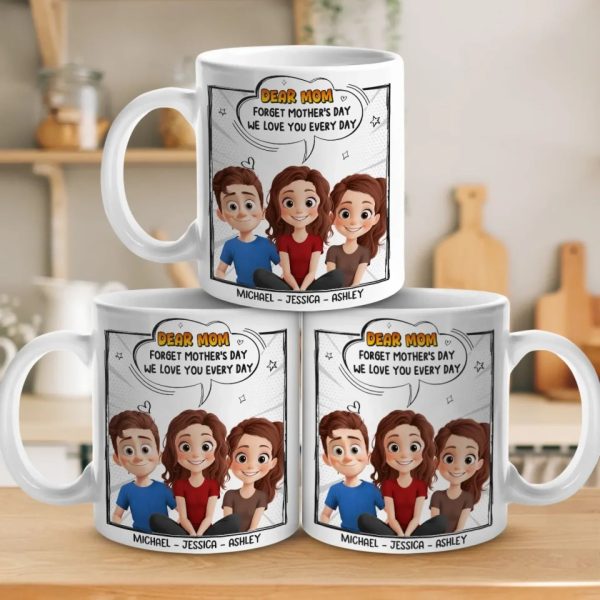We Love You More Than Brunch And Hugs Combined - Family Personalized Custom Mug - Mother's Day, Gift For Mom, Grandma We Love You More Than Brunch And Hugs Combined - Family Personalized Custom Mug - Mother's Day, Gift For Mom, Grandma
