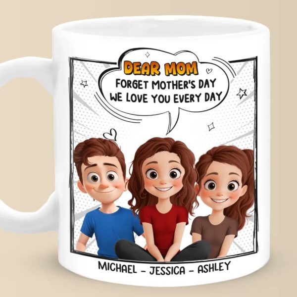 We Love You More Than Brunch And Hugs Combined - Family Personalized Custom Mug - Mother's Day, Gift For Mom, Grandma We Love You More Than Brunch And Hugs Combined - Family Personalized Custom Mug - Mother's Day, Gift For Mom, Grandma