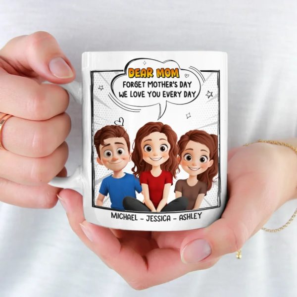 We Love You More Than Brunch And Hugs Combined - Family Personalized Custom Mug - Mother's Day, Gift For Mom, Grandma We Love You More Than Brunch And Hugs Combined - Family Personalized Custom Mug - Mother's Day, Gift For Mom, Grandma