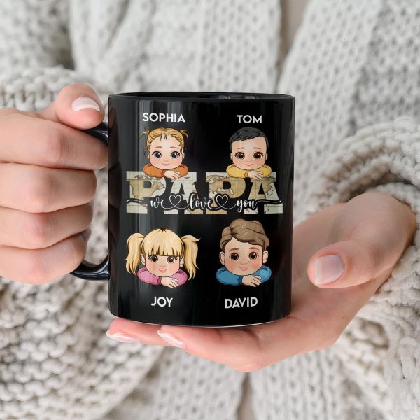 We Love You Papa From The Reasons You Drink - Personalized Mug We Love You Papa From The Reasons You Drink - Personalized Mug