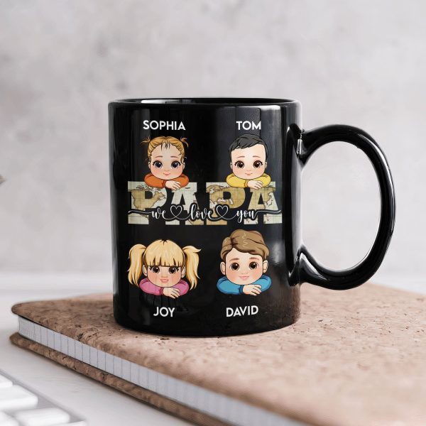 We Love You Papa From The Reasons You Drink - Personalized Mug We Love You Papa From The Reasons You Drink - Personalized Mug
