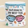 We Make A Tea-rrific Pair - Bestie Personalized Custom 3D Inflated Effect Printed Mug - Christmas Gift For Best Friends, BFF, Sisters We Make A Tea-rrific Pair - Bestie Personalized Custom 3D Inflated Effect Printed Mug - Christmas Gift For Best Friends, BFF, Sisters