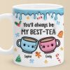 We Make A Tea-rrific Pair - Bestie Personalized Custom 3D Inflated Effect Printed Mug - Christmas Gift For Best Friends, BFF, Sisters We Make A Tea-rrific Pair - Bestie Personalized Custom 3D Inflated Effect Printed Mug - Christmas Gift For Best Friends, BFF, Sisters