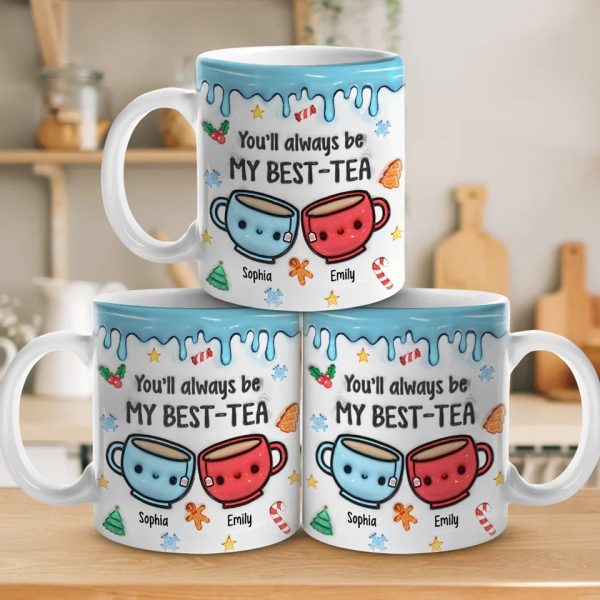 We Make A Tea-rrific Pair - Bestie Personalized Custom 3D Inflated Effect Printed Mug - Christmas Gift For Best Friends, BFF, Sisters We Make A Tea-rrific Pair - Bestie Personalized Custom 3D Inflated Effect Printed Mug - Christmas Gift For Best Friends, BFF, Sisters