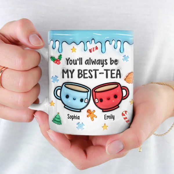 We Make A Tea-rrific Pair - Bestie Personalized Custom 3D Inflated Effect Printed Mug - Christmas Gift For Best Friends, BFF, Sisters We Make A Tea-rrific Pair - Bestie Personalized Custom 3D Inflated Effect Printed Mug - Christmas Gift For Best Friends, BFF, Sisters