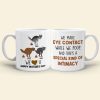 We Make Eye Contact- Gift For Dog Lovers- Personalized Coffee Mug- Mother's Day Mug
