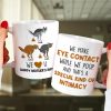 We Make Eye Contact- Gift For Dog Lovers- Personalized Coffee Mug- Mother's Day Mug