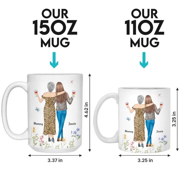 We Never Walk Alone - Family Personalized Custom Mug - Gift For Mom, Daughter We Never Walk Alone - Family Personalized Custom Mug - Gift For Mom, Daughter