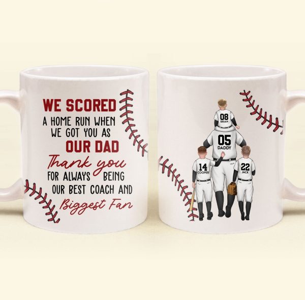 We Scored A Home Run - Personalized Mug We Scored A Home Run - Personalized Mug