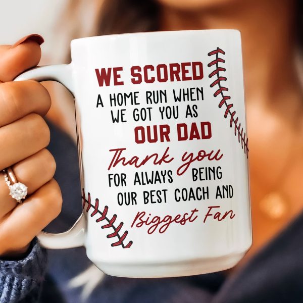 We Scored A Home Run - Personalized Mug We Scored A Home Run - Personalized Mug