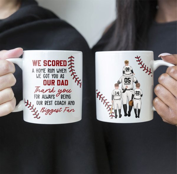 We Scored A Home Run - Personalized Mug We Scored A Home Run - Personalized Mug