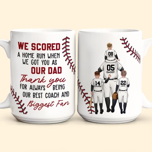 We Scored A Home Run - Personalized Mug We Scored A Home Run - Personalized Mug