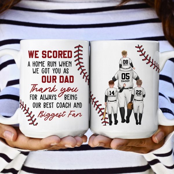 We Scored A Home Run - Personalized Mug We Scored A Home Run - Personalized Mug